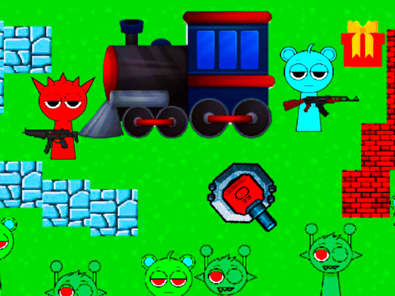 Trò chơi Sprunki Dead Rails trực tuyến