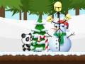 Trò chơi Chạy Panda Giáng Sinh trực tuyến