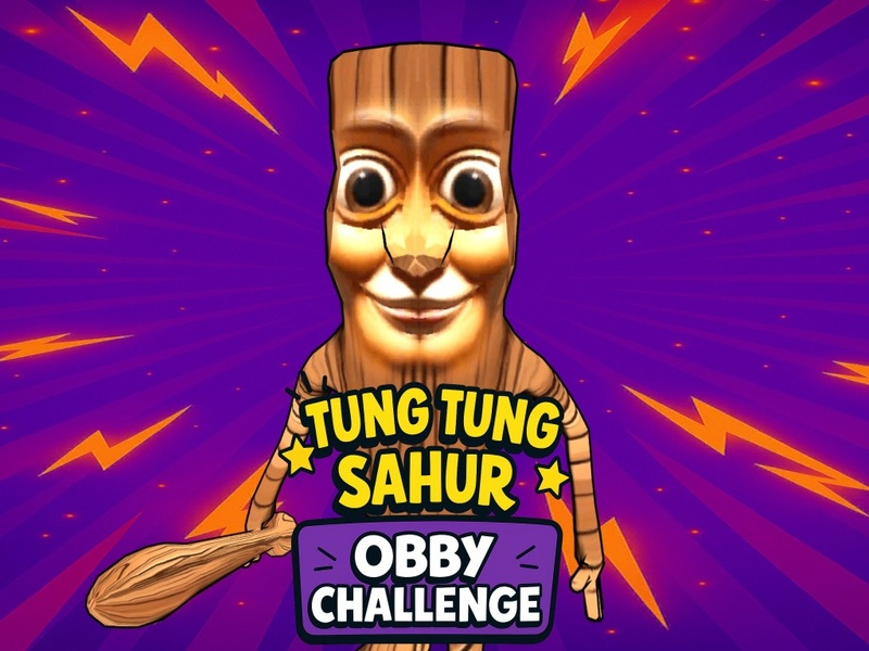 Trò chơi Tung Tung Sahur: Thử thách Obby trực tuyến