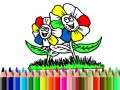 Trò chơi Quay lại trường: Tô màu hoa trực tuyến