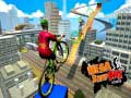 Trò chơi Những người hùng Parkour: Giải đua xe đạp BMX thực hiện các pha mạo hiểm trực tuyến