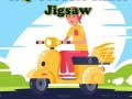 Trò chơi Chuyến Đi Xe Scooter Thành Phố: Ghép Hình trực tuyến