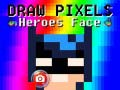Trò chơi Vẽ Khuôn Mặt Anh Hùng Pixel trực tuyến