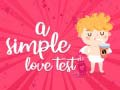 Trò chơi Một bài test tình yêu đơn giản trực tuyến