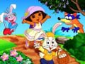 Trò chơi Dora Lễ Phục Sinh Vui Vẻ. Tìm điểm khác nhau trực tuyến