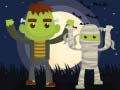 Trò chơi Tô màu Ma cà rồng và Frankenstein trực tuyến