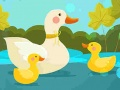 Trò chơi Mẹ Vịt và Vịt Con Ghép Hình trực tuyến