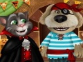 Trò chơi Chú Mèo Nói Tom và Angela: Bữa Tiệc Halloween trực tuyến