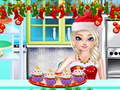 Trò chơi Chị Em Công Chúa Làm Bánh Cupcake Giáng Sinh trực tuyến