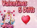 Trò chơi Valentine 5 Sự Khác Biệt trực tuyến
