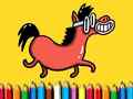 Trò chơi Quay trở lại trường: Sách tô màu ngựa Pony trực tuyến