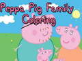 Trò chơi Tô màu Gia đình Peppa Pig trực tuyến