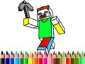Trò chơi Trở lại trường: Tô màu Minecraft trực tuyến