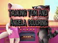 Trò chơi Tô màu Talking Tom và Angela trực tuyến
