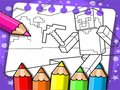 Trò chơi Sách tô màu Minecraft trực tuyến