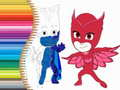 Trò chơi Sách tô màu PJ Masks trực tuyến