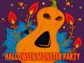 Trò chơi Câu đố tiệc quái vật Halloween trực tuyến