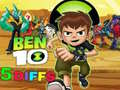 Trò chơi Ben 10 5 Sự khác biệt trực tuyến