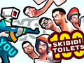 Trò chơi Bạn vs 100 Toalet Skibidi trực tuyến
