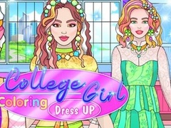Trò chơi Tô Màu và Thời Trang Cô Gái Đại Học trực tuyến