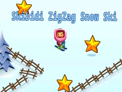 Trò chơi Skibidi ZigZag Trượt Tuyết trực tuyến