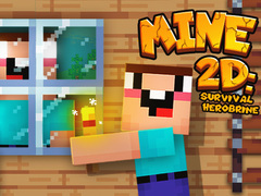 Trò chơi Mine 2D Sinh Tồn Herobrine trực tuyến