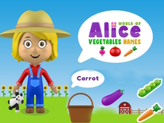 Trò chơi Thế Giới Tên Rau Của Alice trực tuyến
