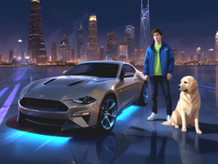 Trò chơi Tài Xế Mustang Thành Phố trực tuyến