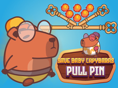 Trò chơi Cứu những chú capybara con Pull Pin trực tuyến