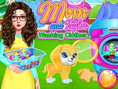 Trò chơi Mẹ và Taylor Giặt Quần Áo trực tuyến