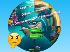 Trò chơi Câu Đố Hình Tròn Thu Thập Hình Ảnh của Các Sinh Vật Biển Vui Nhộn trực tuyến