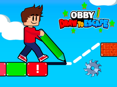 Trò chơi Obby Vẽ để Thoát trực tuyến