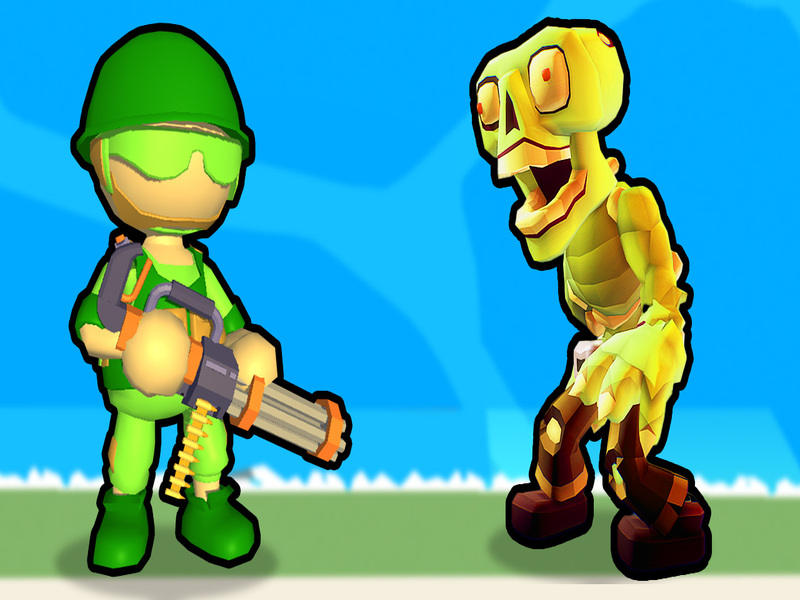 Trò chơi Phá hủy Zombie Stickman trực tuyến