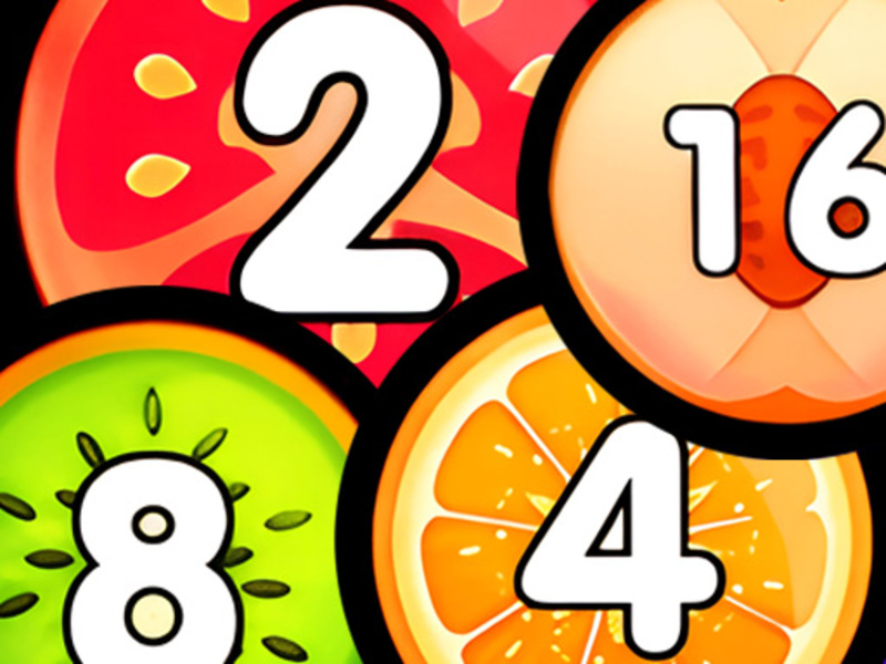 Trò chơi Hợp nhất Balls Shooter 2048 Kết nối trái cây trực tuyến