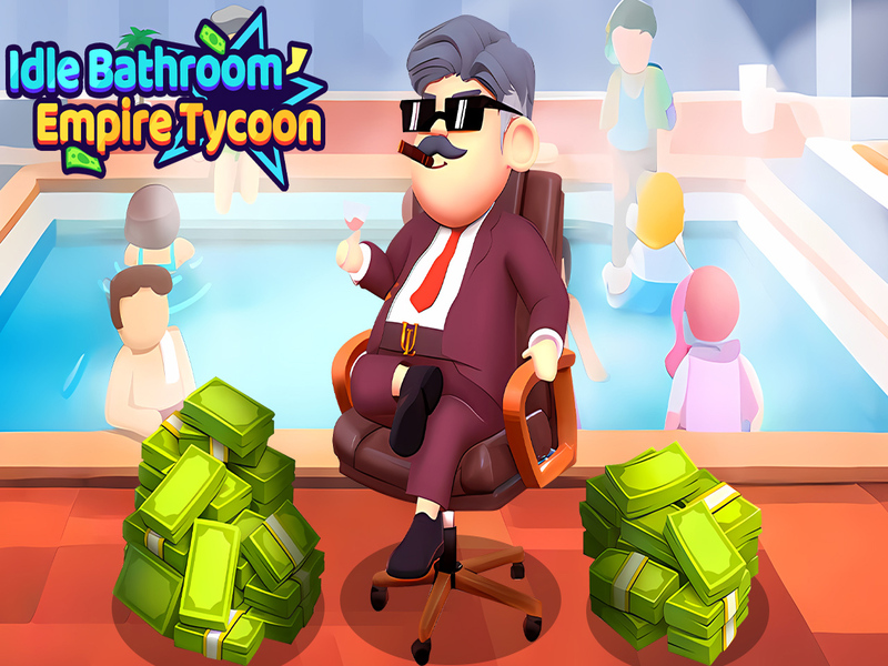 Trò chơi Đế chế phòng tắm nhàn rỗi Tycoon trực tuyến