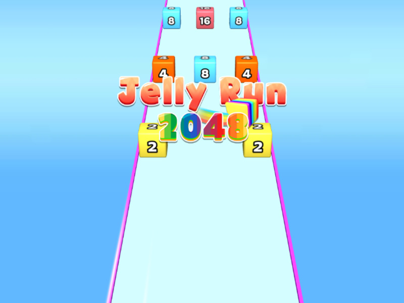 Trò chơi Jelly chạy 2048 trực tuyến