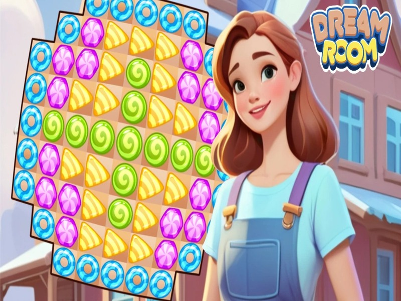 Trò chơi Match-3: Phòng mơ trực tuyến