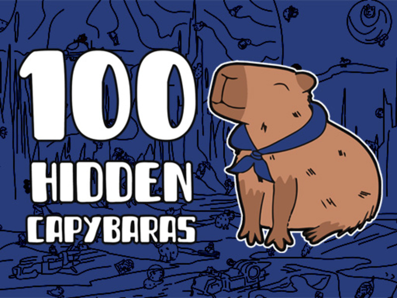 Trò chơi 100 capybaras ẩn trực tuyến