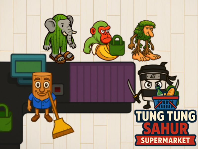 Trò chơi Siêu thị Tung Tung Sahur trực tuyến