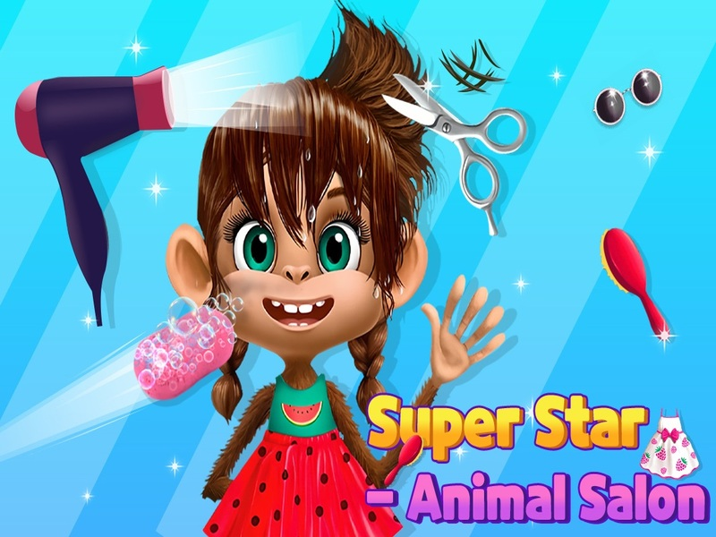 Trò chơi Super Star Animal Salon trực tuyến