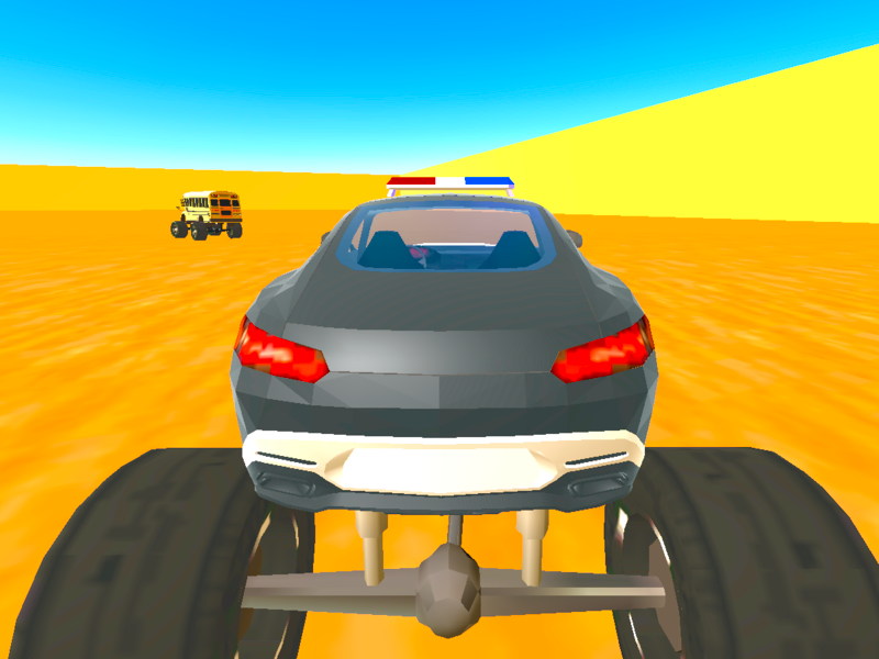 Trò chơi Police vs Bandits Monster Truck trực tuyến
