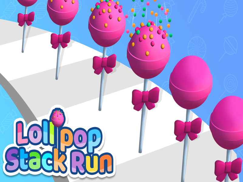 Trò chơi Lollipop Stack Run trực tuyến