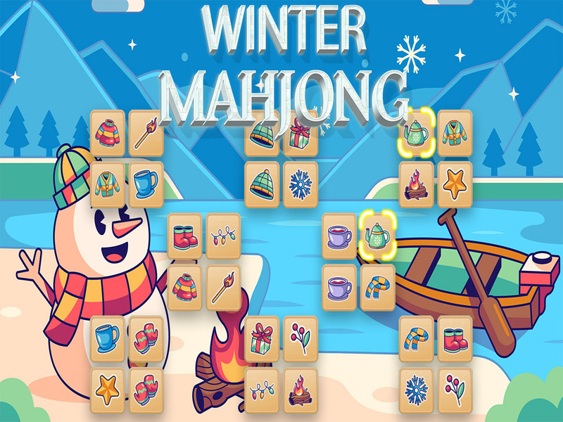 Trò chơi Mùa đông Mahjong trực tuyến