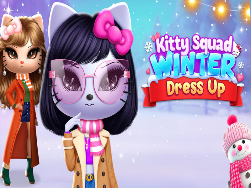 Trò chơi Kitty Squad Winter Dress Up trực tuyến
