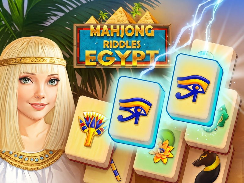 Trò chơi Câu đố Mahjong: Ai Cập trực tuyến