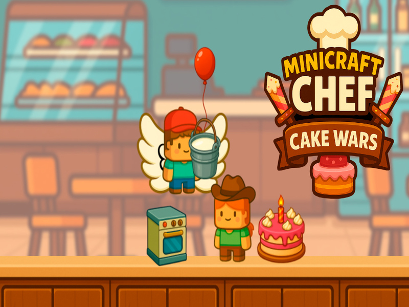 Trò chơi Minicraft Chef Cake Wars trực tuyến